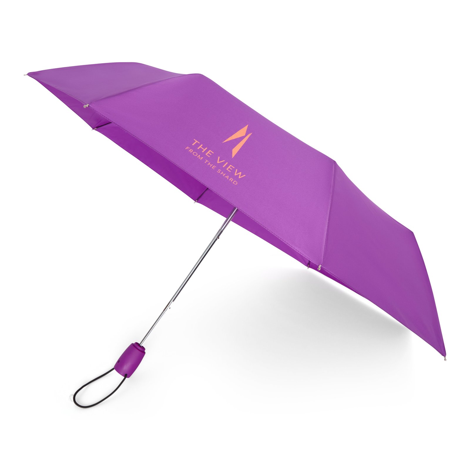 Purple Mini The View from The Shard umbrella opened