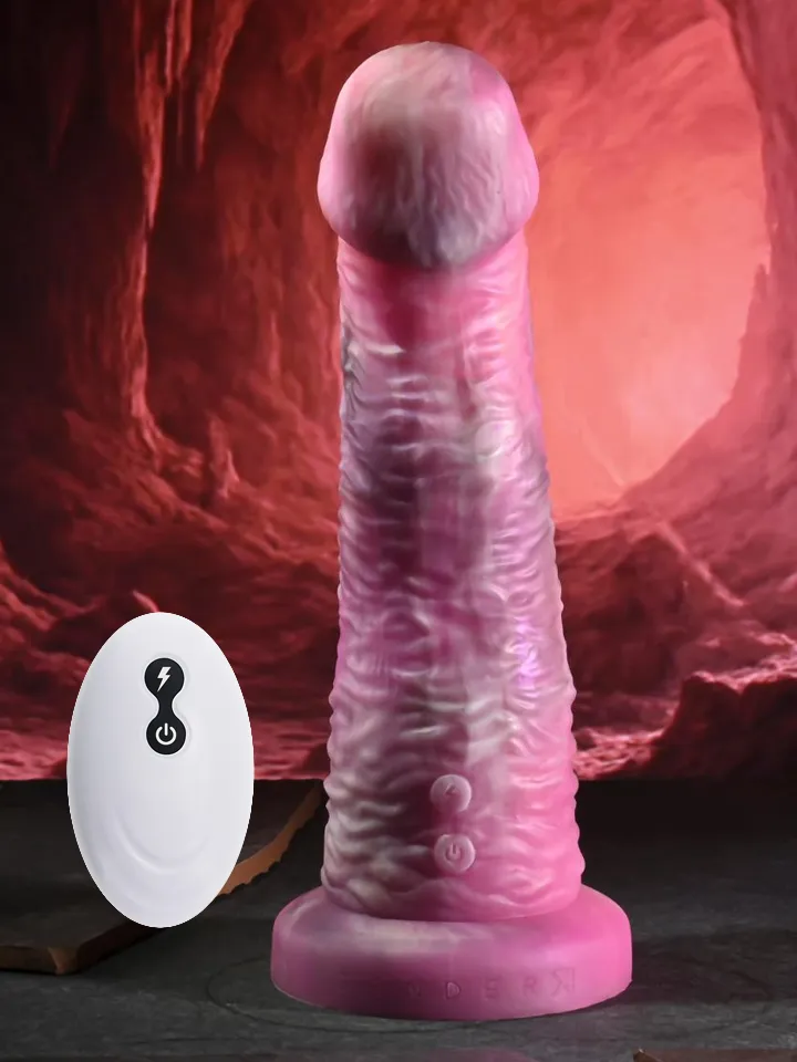 Verspielter Vibrations-Fantasie-Dildo von Woome