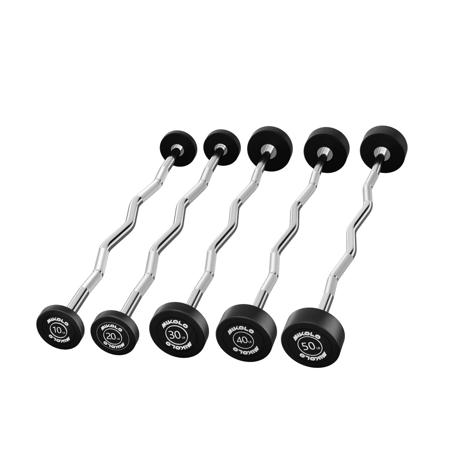 Fixed weight EZ curl barbell product