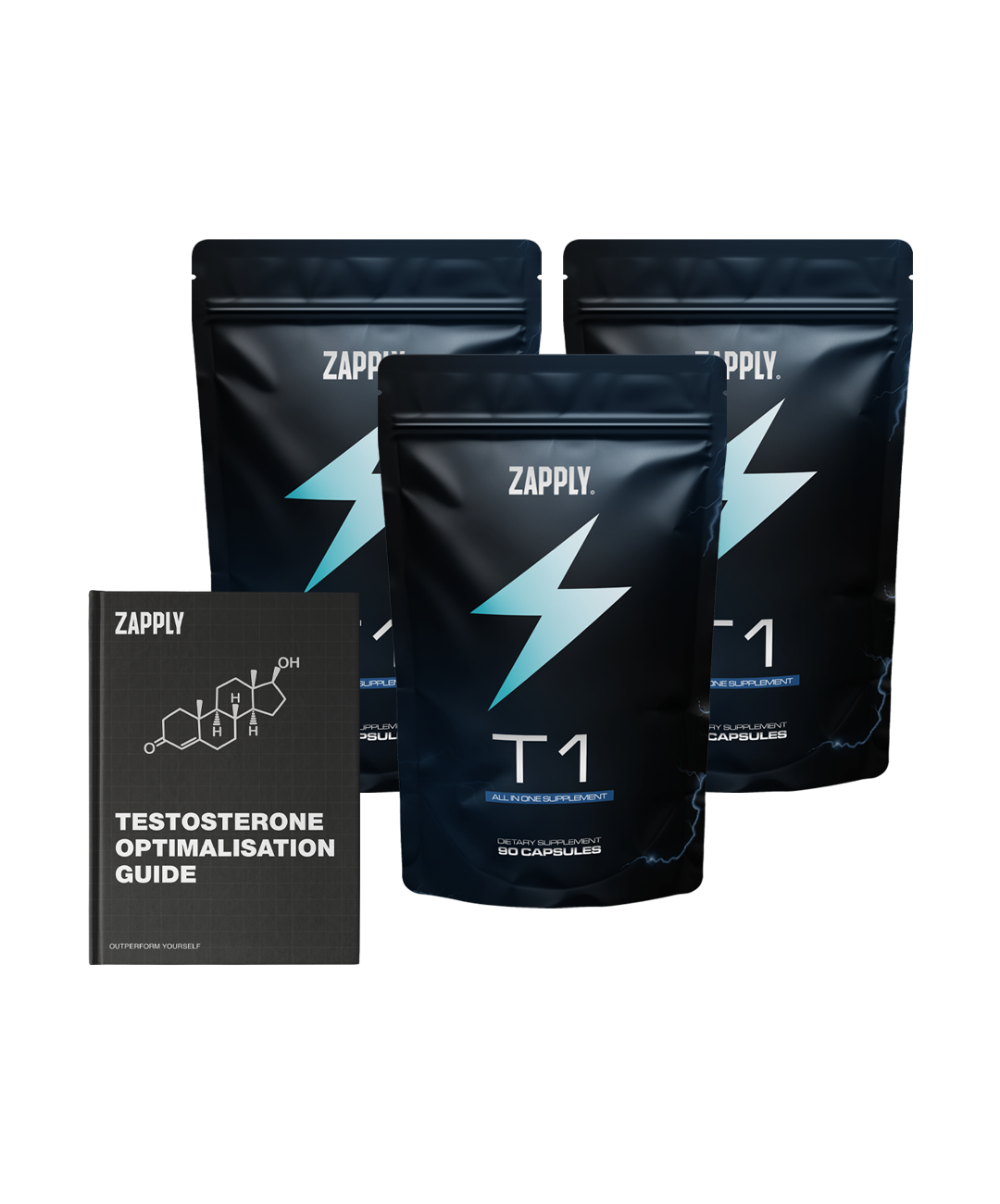 Zapply T1 Testo Charge supplement multipack