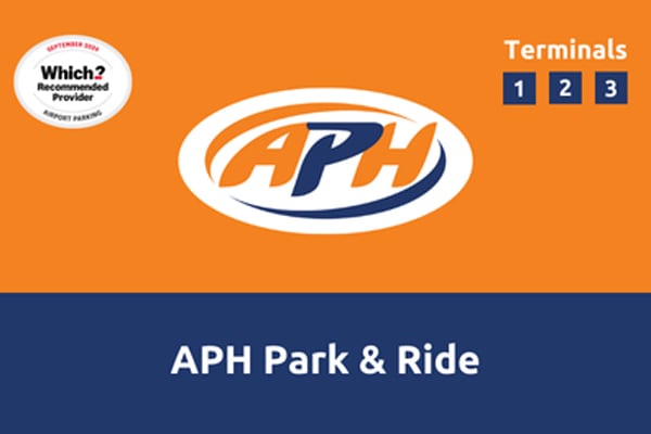 APH Park & Ride car park listing at Manchester Airport