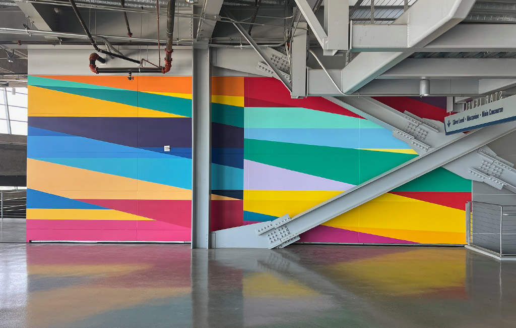 Field of Play artwork in the AT&T Stadium art collection