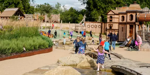 Children playing at Blenheim Palace Adventure Play