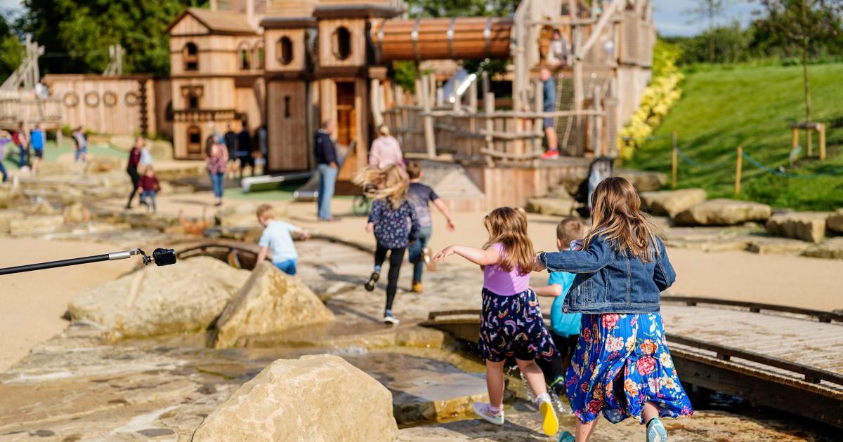 Adventure Play area at Blenheim Palace