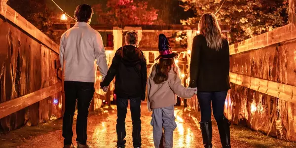Halloween illuminated trail at Blenheim Palace