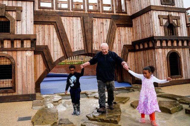 A quiet play session at Blenheim Palace Adventure Play