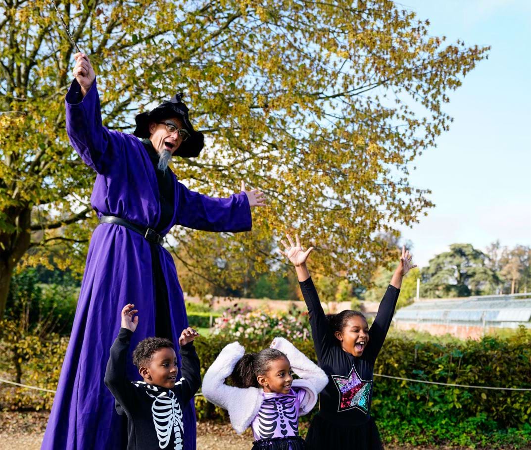 Seasonal character at a Blenheim Palace family event