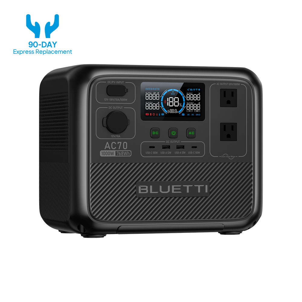 BLUETTI AC70 portable power station