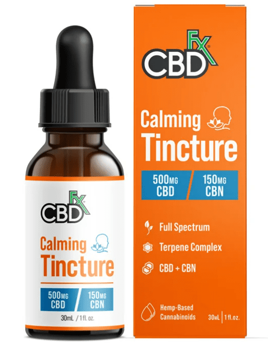 CBDfx CBN plus CBD Oil Calming Tincture bottle