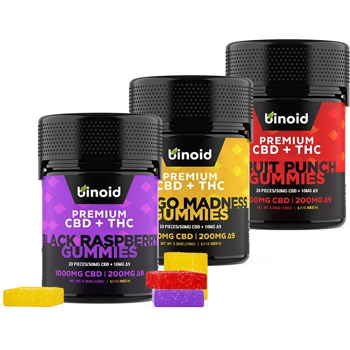 Delta 9 THC gummies product package