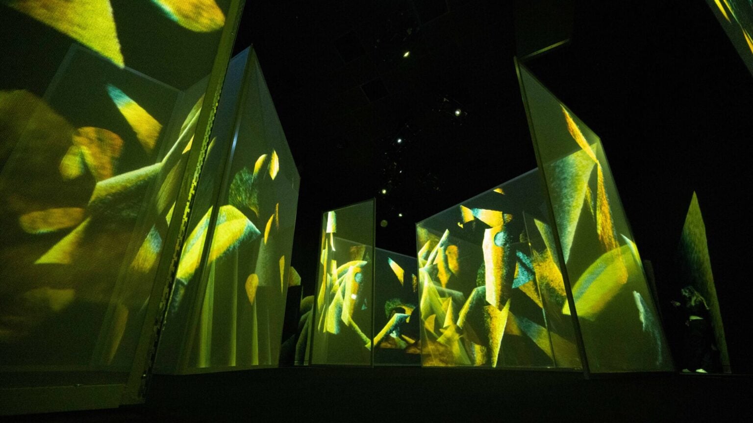 Abstract projected artwork from Frameless The Art Of Abstraction