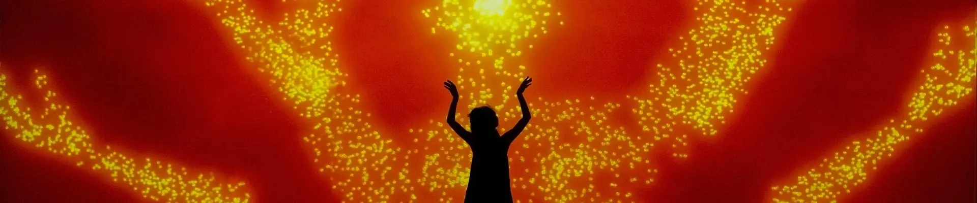 An artwork from a Frameless changing exhibition