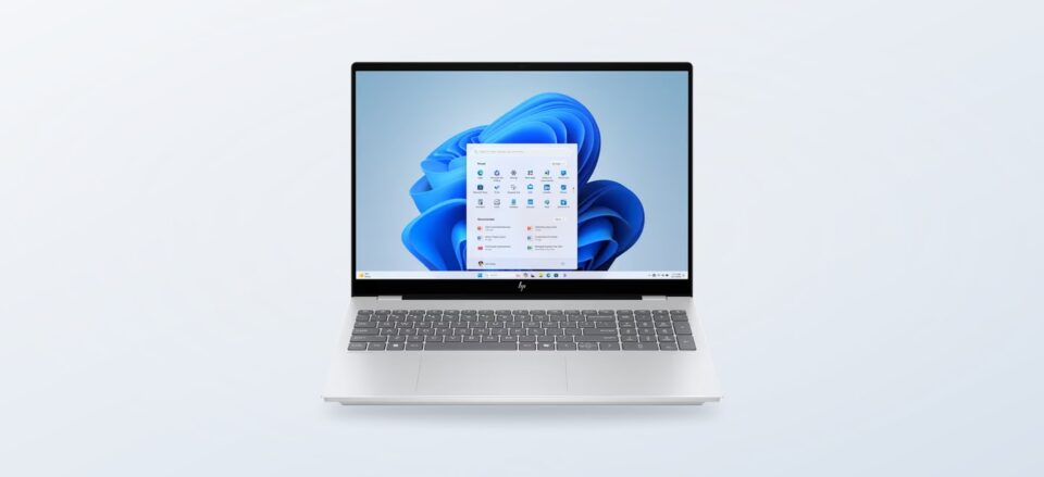 HP OmniBook 7 laptop shown open from the front