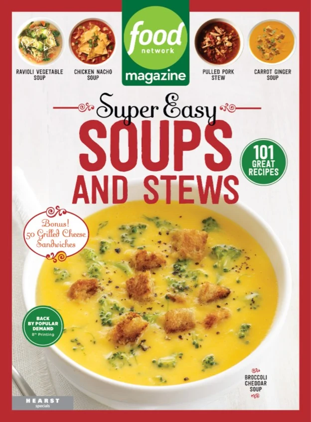 Food Network Soups and Stews recipe special cover