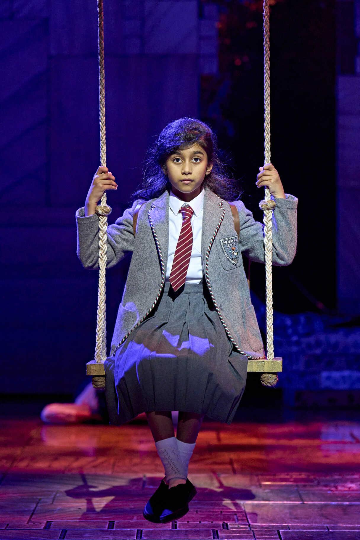 A cast scene from the 2024 Matilda production