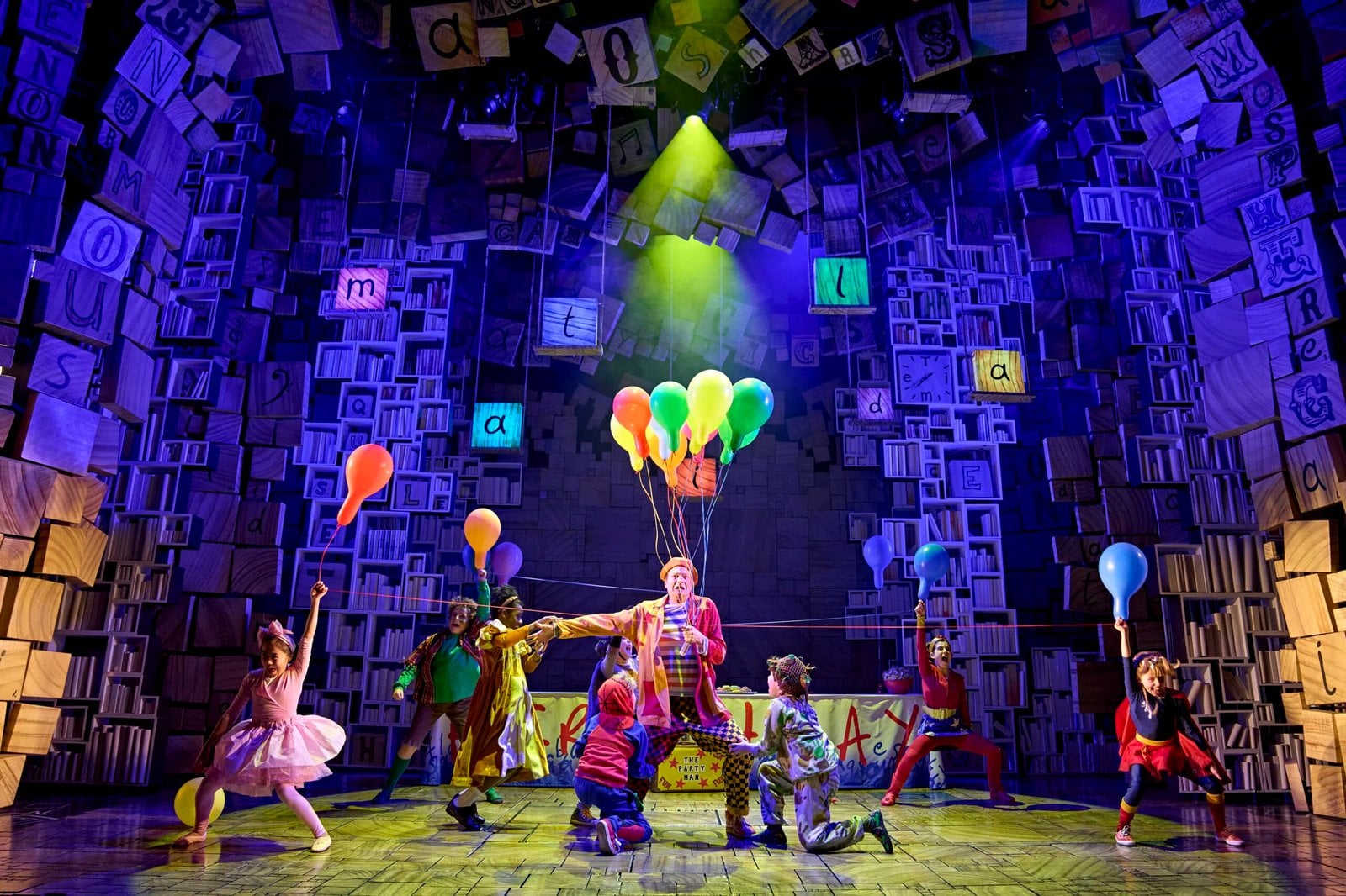 Matilda The Musical cast on stage