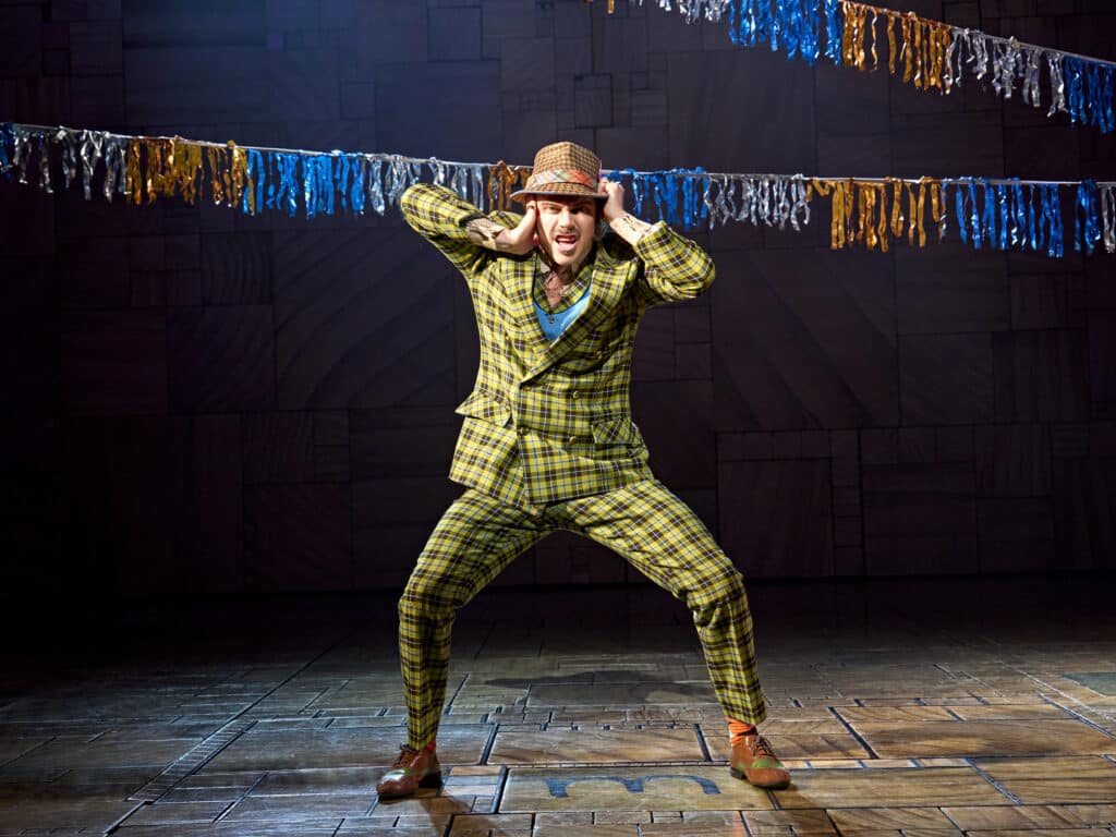 A separate stage scene from the Matilda production