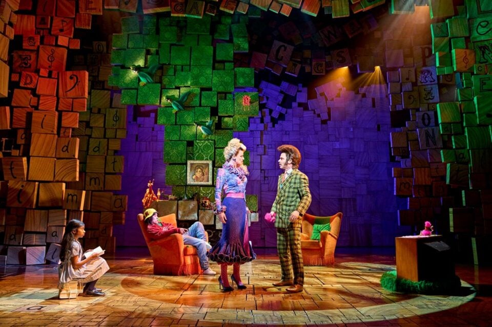 Matilda The Musical performers in a stage scene