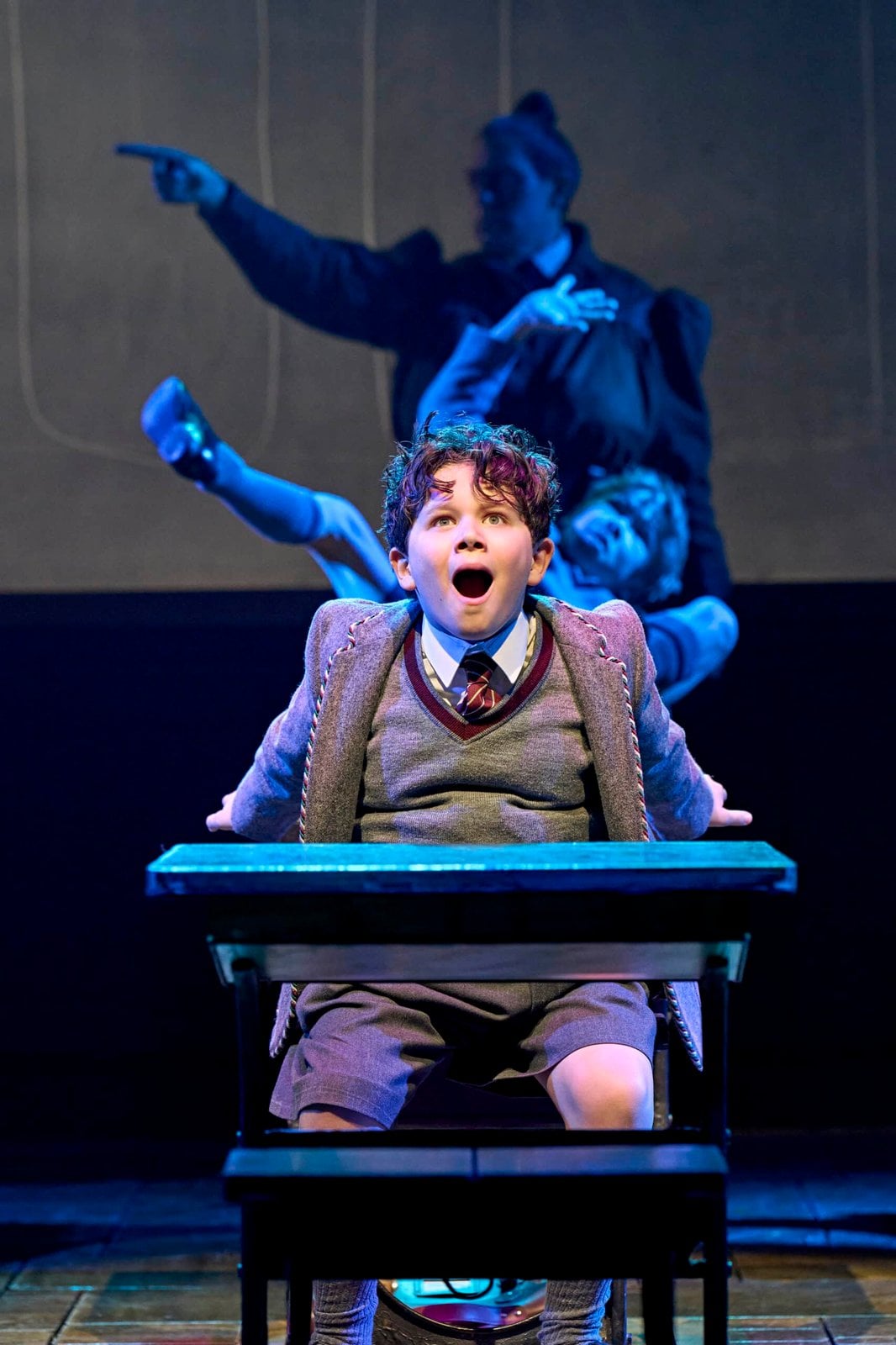 Sithuni Gamage as Matilda in a stage scene