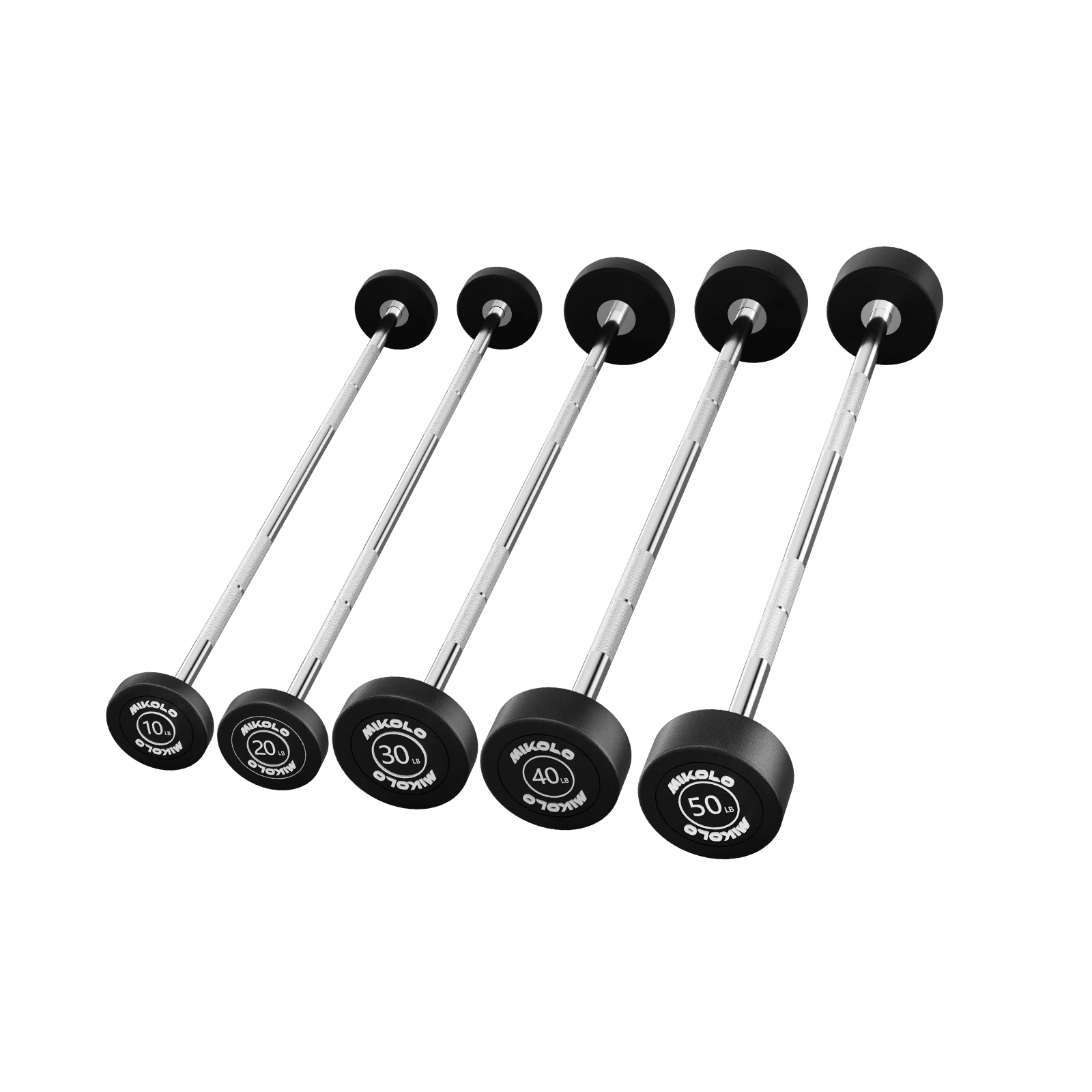 Fixed weight EZ straight barbell
