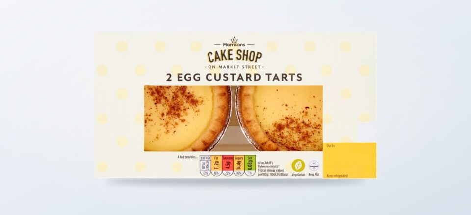 Market Street 2 Egg Custard Tarts