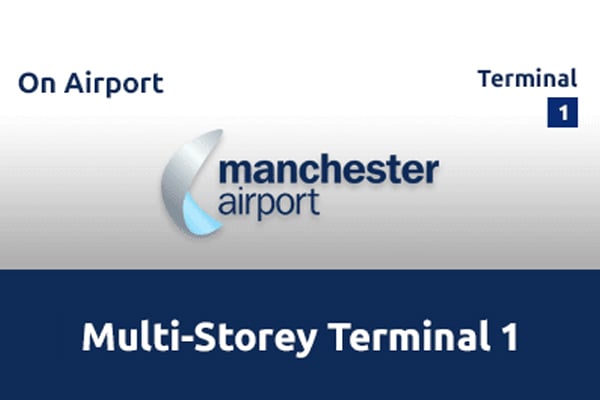 Multi-storey parking at Manchester Airport Terminal 1