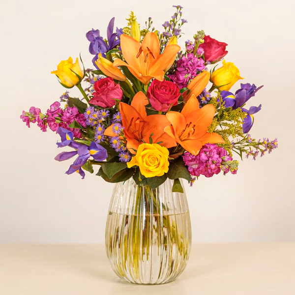 Floral Ratatouille bouquet shown on its product listing