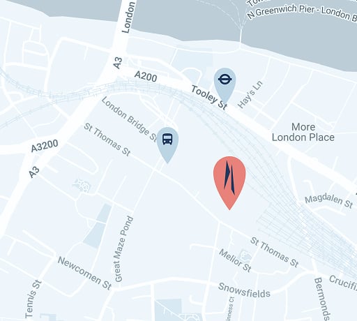 Visitor map for The View from The Shard