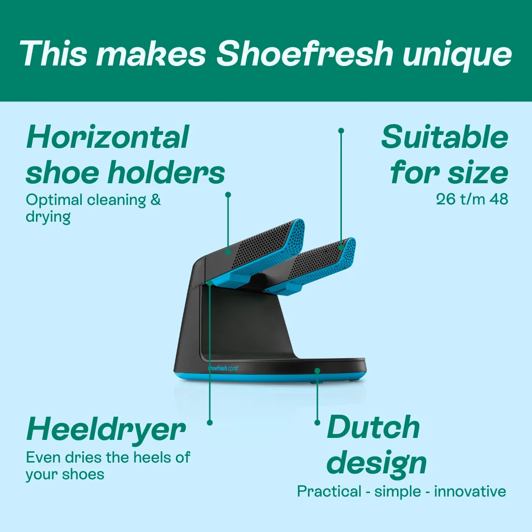 Zwarte Shoefresh-schoenendroger