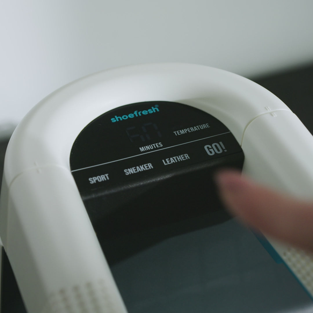 Bedieningsstap voor het kiezen van een Shoefresh-programma