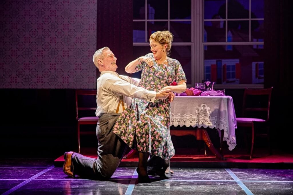 A live stage scene from Sinatra the Musical