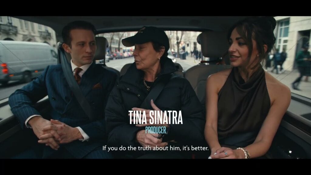 A theatrical scene from Sinatra the Musical