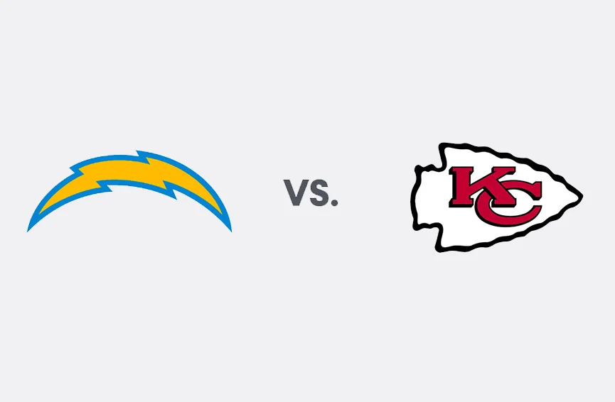 Chargers and Chiefs playing at SoFi Stadium