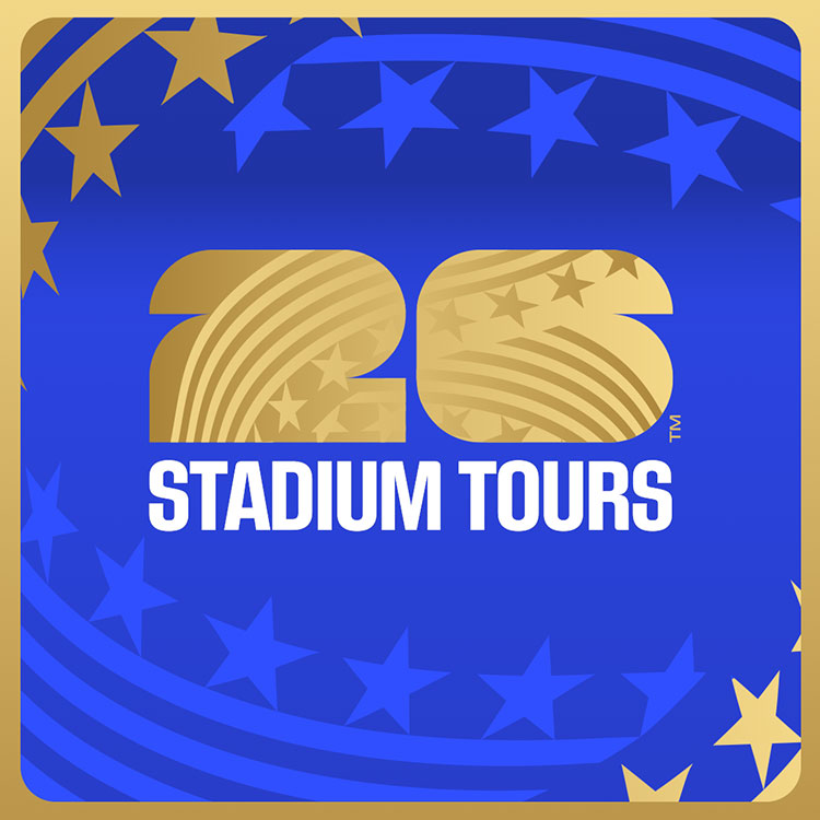 A stadium tour scene at AT&T Stadium
