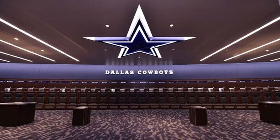 Dallas Cowboys campus scene at The Star in Frisco