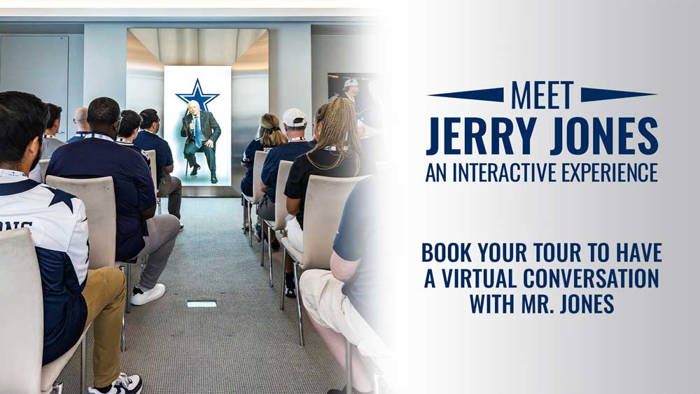 Jerry Jones interactive experience promotional image