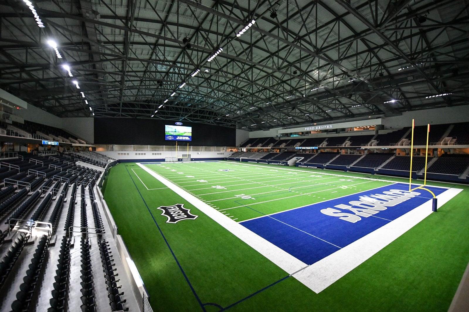 Visitors taking a guided tour of The Star in Frisco