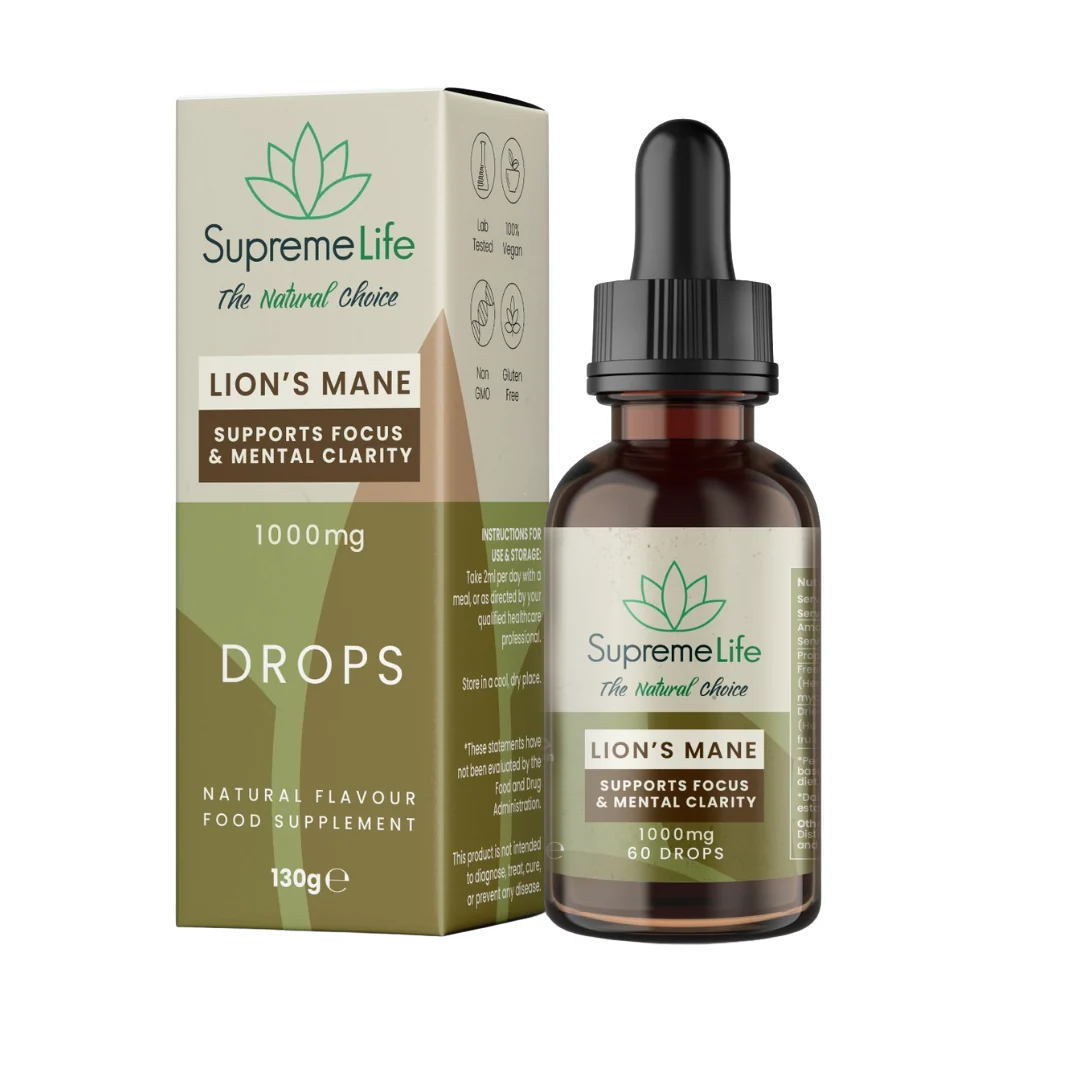 Supreme Life Lion's Mane drops bottle