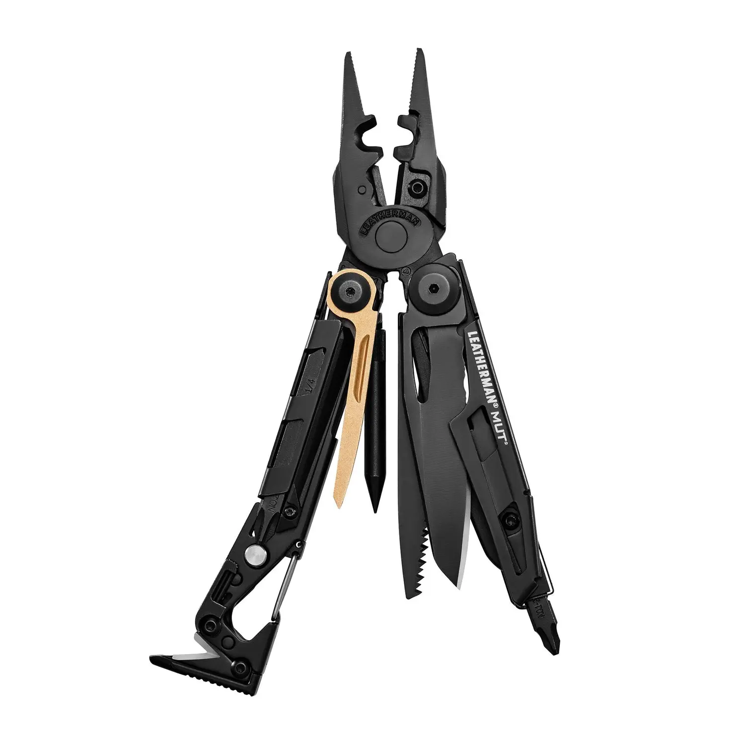 Leatherman MUT EOD multi-tool with its sheath