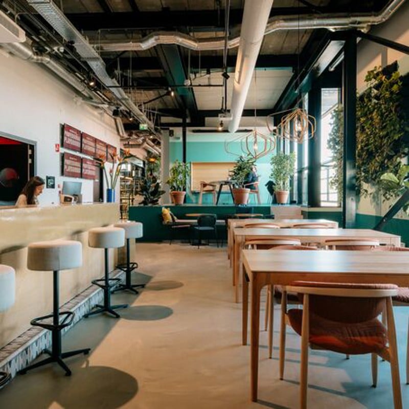 Gemeenschappelijke ruimte van The Social Hub Amsterdam City