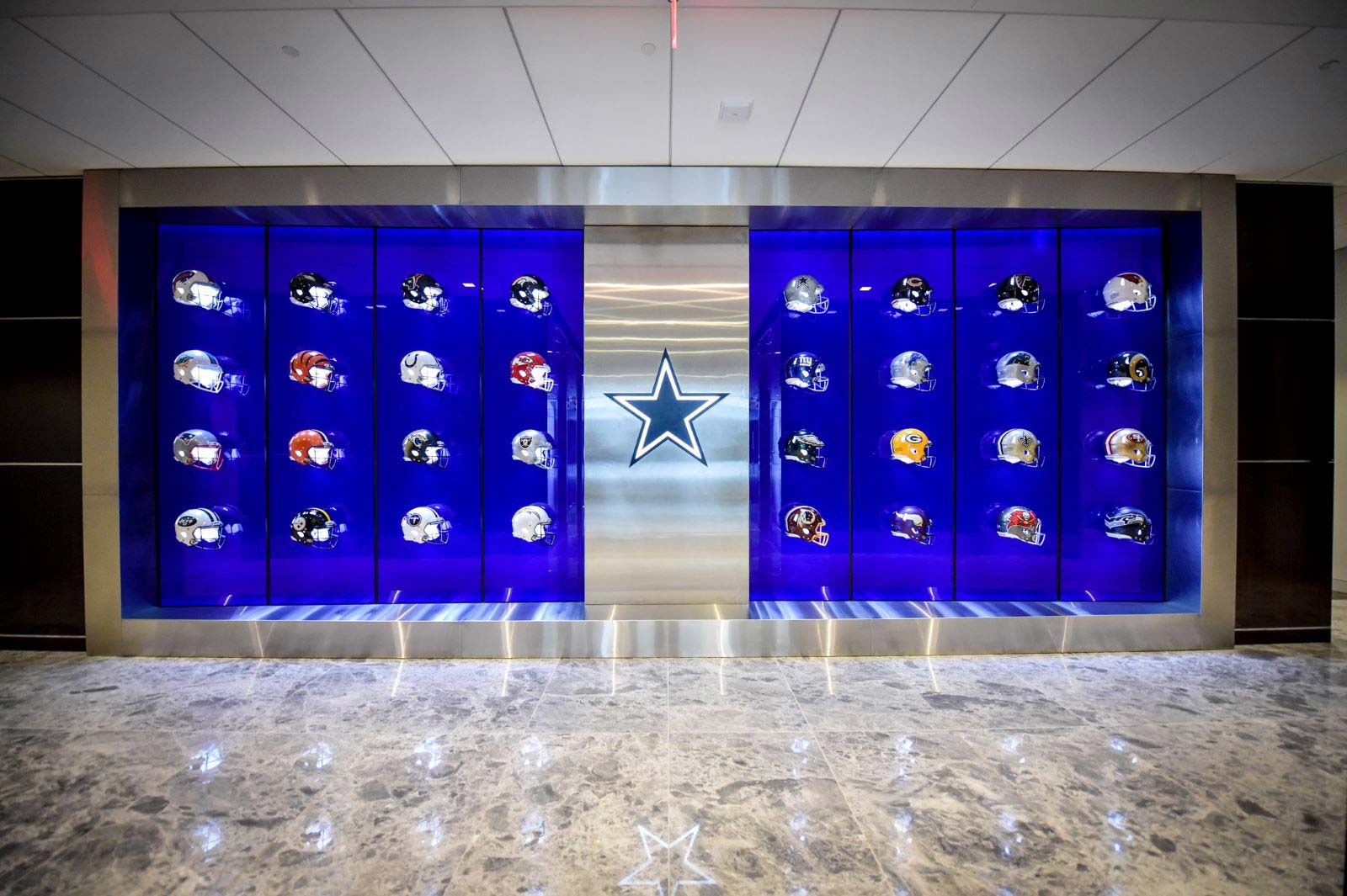 Dallas Cowboys campus detail at The Star in Frisco