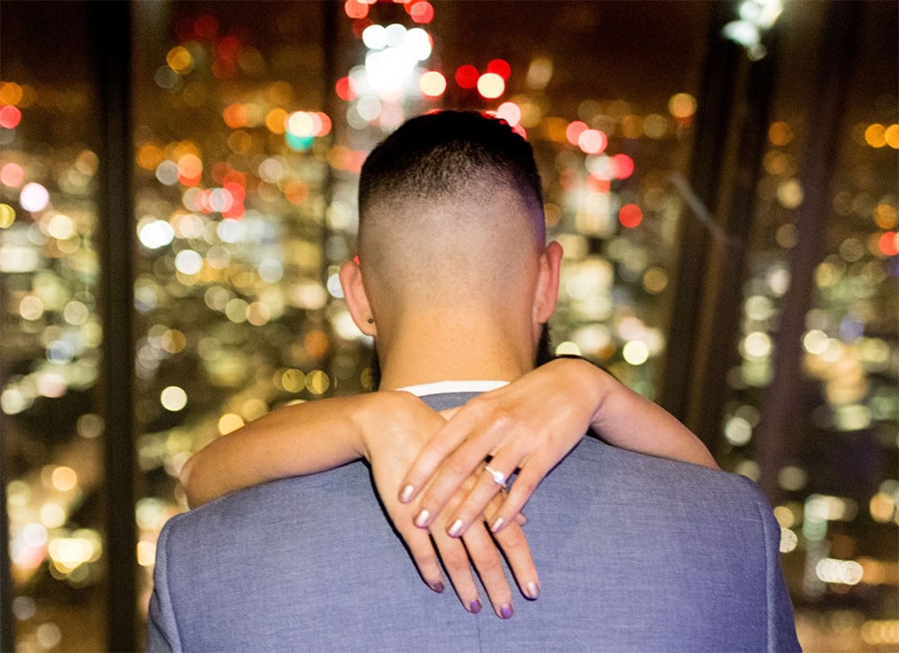 Proposal Experience setting at The View from The Shard