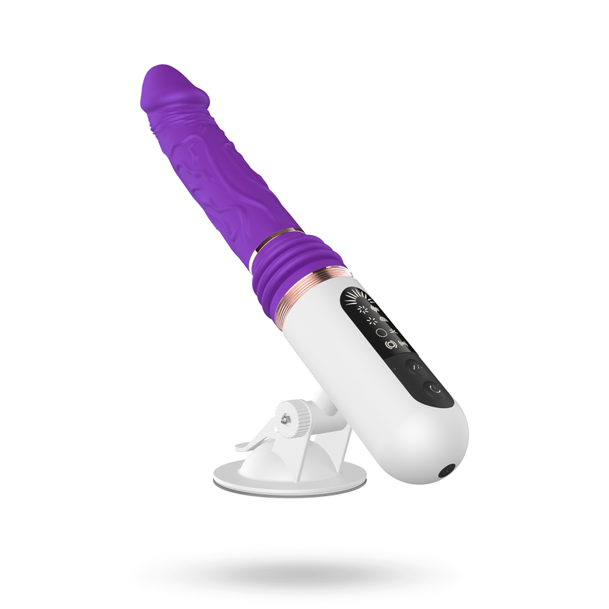 Hands-free Thrusting and Vibrating Dildo -seksilelu